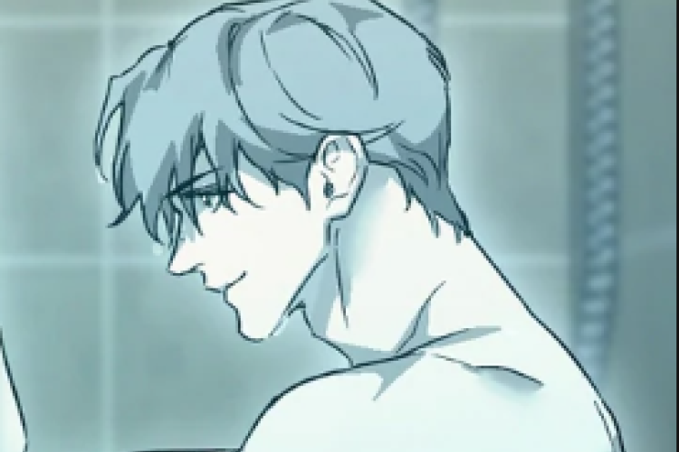 Link para leer el manhwa BL Nerd Project Capítulo 45 en español RAW, La caricia que te hace gemir